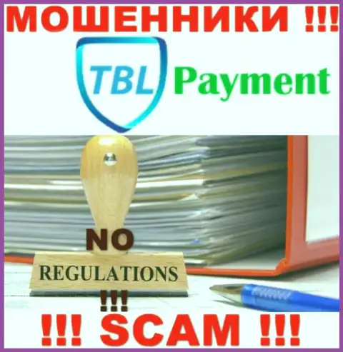 Советуем избегать TBL Payment - можете остаться без вложенных денег, ведь их деятельность абсолютно никто не контролирует