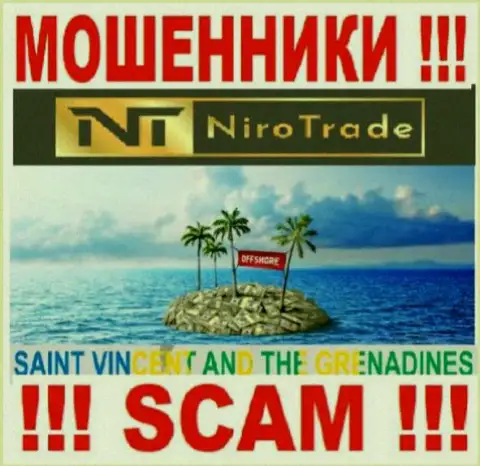 NiroTrade пустили корни на территории St. Vincent and the Grenadines и безнаказанно отжимают вложения