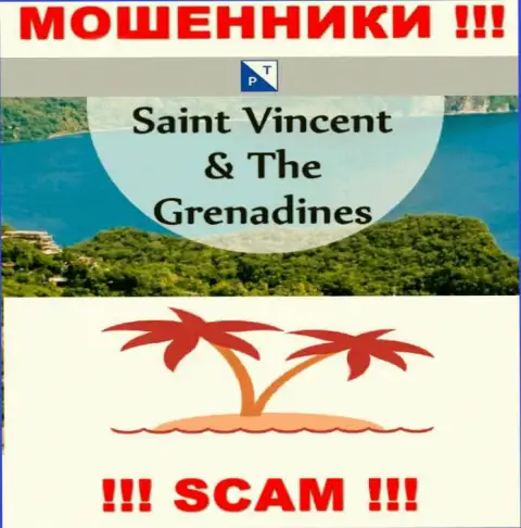 Оффшорные интернет мошенники PlazaTrade Net скрываются здесь - Saint Vincent and the Grenadines