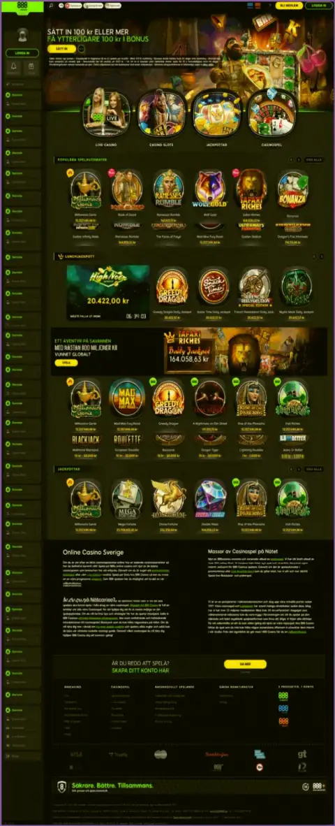Вранье на страницах ресурса мошенников 888 Casino
