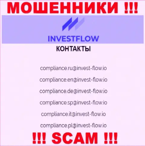 Установить контакт с internet обманщиками Invest Flow можете по этому адресу электронного ящика (инфа взята с их сайта)