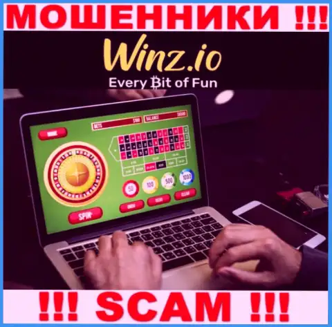 Род деятельности мошенников Winz - это Casino, однако помните это разводилово !!!