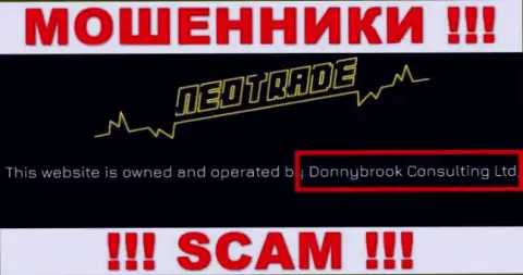 Владельцами NeoTrade Pro является организация - Donnybrook Consulting Ltd