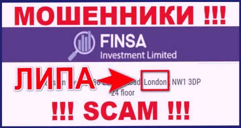 Finsa - это МОШЕННИКИ, надувающие людей, офшорная юрисдикция у компании фиктивная