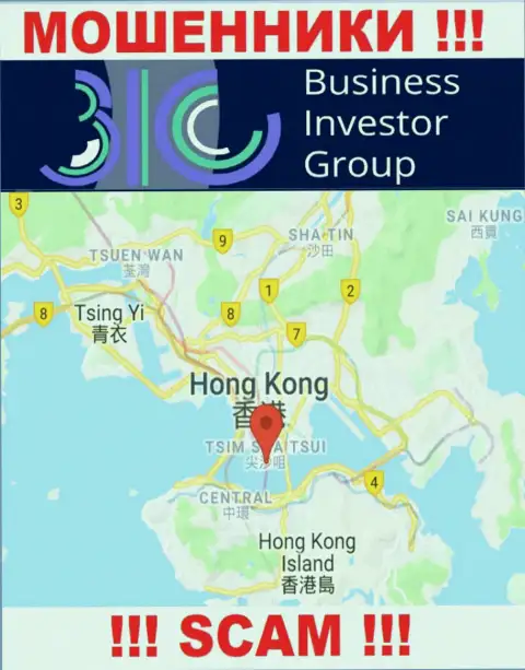 Оффшорное место регистрации Business Investor Group - на территории Hong Kong