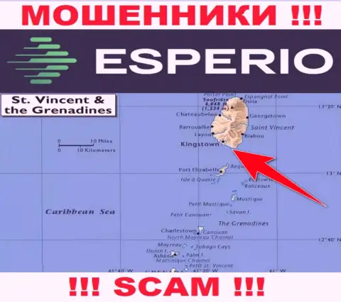Офшорные internet-кидалы Esperio прячутся вот здесь - Kingstown, St. Vincent and the Grenadines