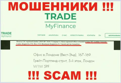 Не имейте дело с Trade My Finance - данные мошенники отсиживаются в оффшоре по адресу - London (West End) Office 167-169 Great Portland Street 5th Floor, London, W1W 5PF