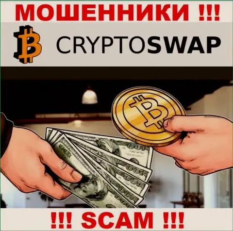Крайне рискованно верить Crypto-Swap Net, предоставляющим свои услуги в сфере Крипто обменник
