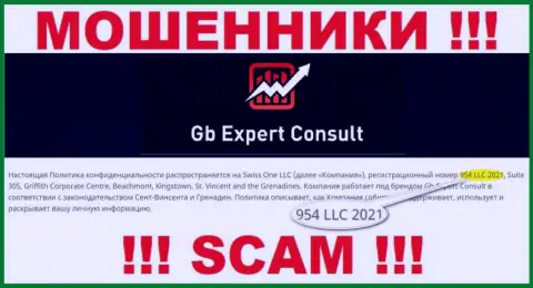 GB Expert Consult - номер регистрации internet кидал - 954 LLC 2021