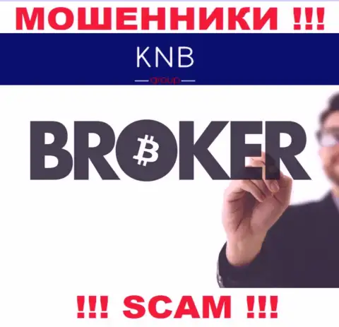 Broker - в данном направлении предоставляют услуги мошенники KNB-Group Net