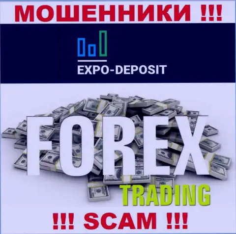 ФОРЕКС - это вид деятельности мошеннической организации Expo Depo Com