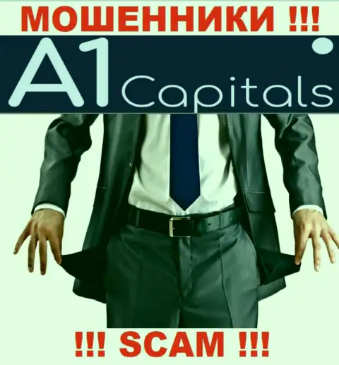 Не ведитесь на обещания подзаработать с мошенниками A1 Capitals - это ловушка для лохов