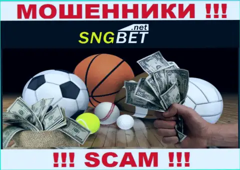 SNGBet - это internet воры !!! Вид деятельности которых - Букмекер