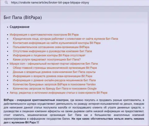 Подробный обзор BitPapa, отзывы клиентов и примеры лохотрона