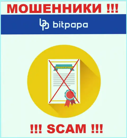 Компания БитПапа ИК ФЗК ЛЛК это МОШЕННИКИ !!! На их веб-ресурсе не представлено имфы о лицензии на осуществление их деятельности