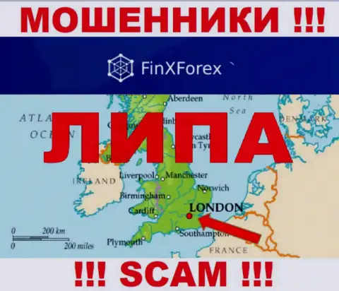 Ни слова правды относительно юрисдикции FinXForex на портале конторы нет - это махинаторы