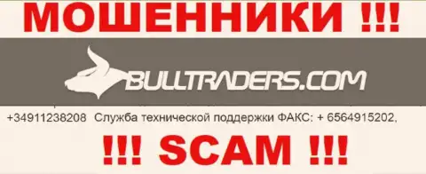 Будьте бдительны, аферисты из компании Bulltraders Com звонят клиентам с разных номеров телефонов