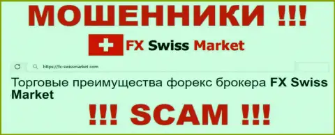 Род деятельности FX-SwissMarket Com: Forex - отличный доход для мошенников