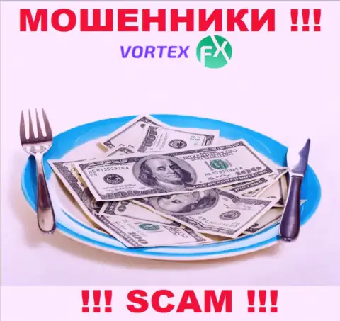 Забрать обратно денежные вложения из брокерской организации Vortex-FX Com вы не сумеете, а еще и раскрутят на покрытие несуществующей комиссии
