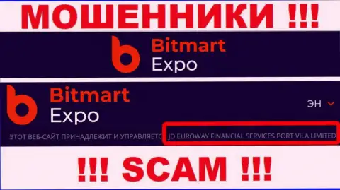 Инфа о юридическом лице мошенников Bitmart Expo