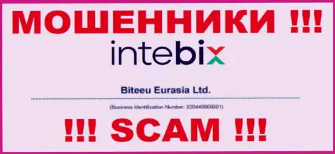 Как указано на официальном сайте воров Интебих: 220440900501 - это их рег. номер