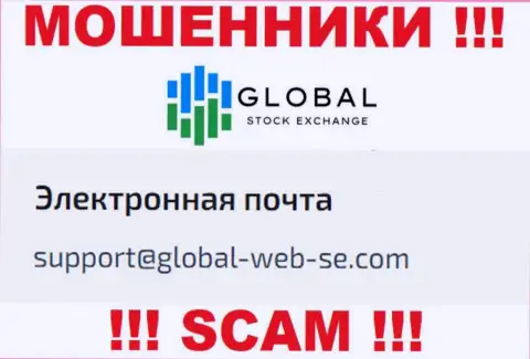 СЛИШКОМ ОПАСНО контактировать с мошенниками Global Web SE, даже через их е-мейл