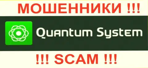Логотип мошеннической ФОРЕКС конторы Quantum System Management