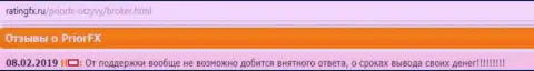 Приор Капитал (Приор ФХ) - это МОШЕННИКИ !!! Честный отзыв валютного трейдера является этому подтверждением