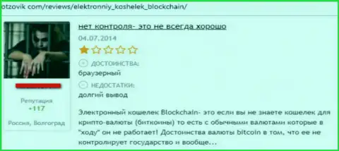 Blockchain - это лохотронный крипто кошелек, где финансовые вложения пропадают навсегда (критичный реальный отзыв)
